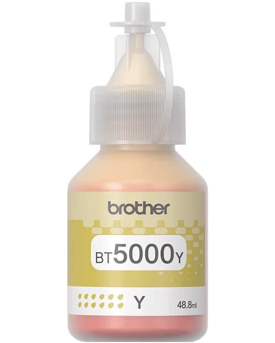 Мастило за принтер Brother BT5000 Yellow Мастило за принтер Brother BT5000 Yellow - 5000 страници -