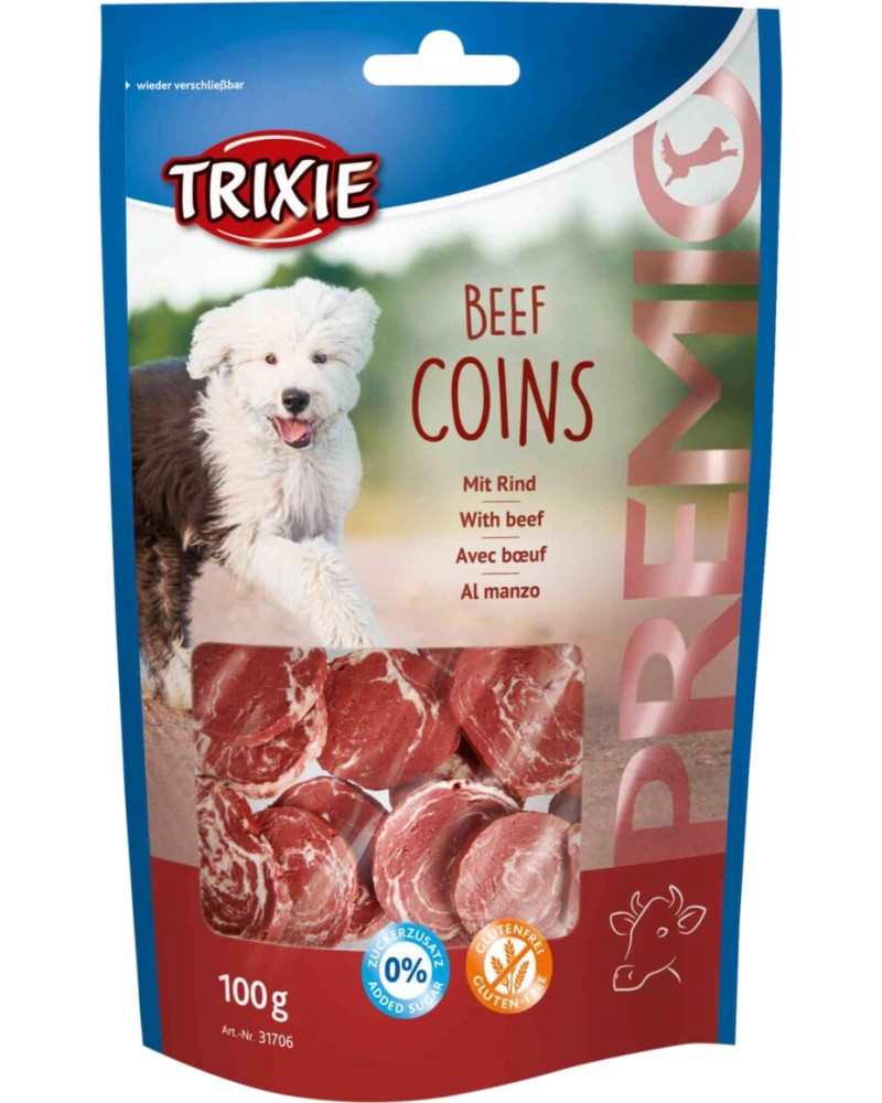    Trixie Beef Coins - 100 g,  ,   Premio - 
