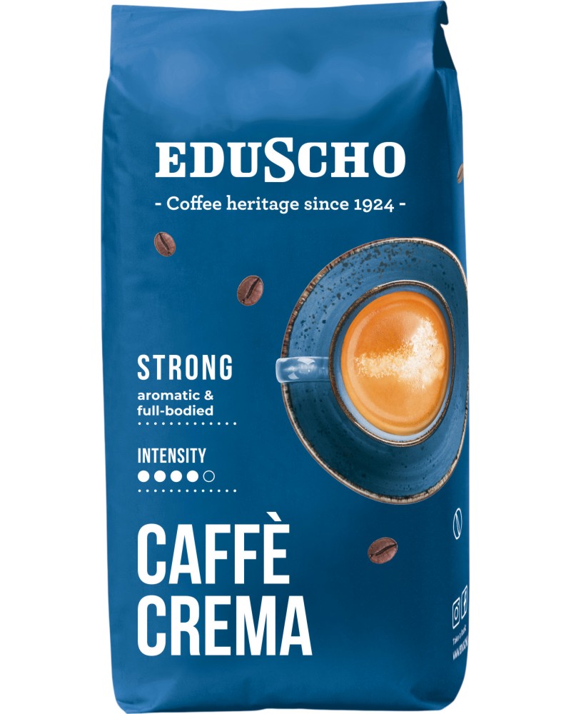 Кафе на зърна EDUSCHO Caffe Crema Кафе на зърна EDUSCHO Caffe Crema - 1 kg - напитка