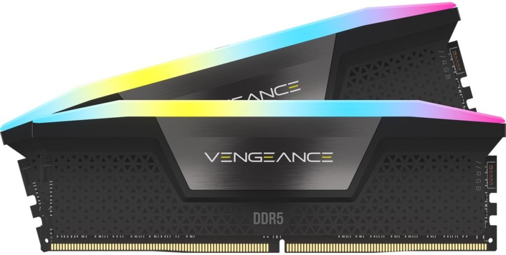 RAM памет Corsair Vengeance RGB RAM памет Corsair Vengeance RGB - 32 GB (2 x 16 GB), DDR5, 5200 MHz, CL40, Dual Channel -