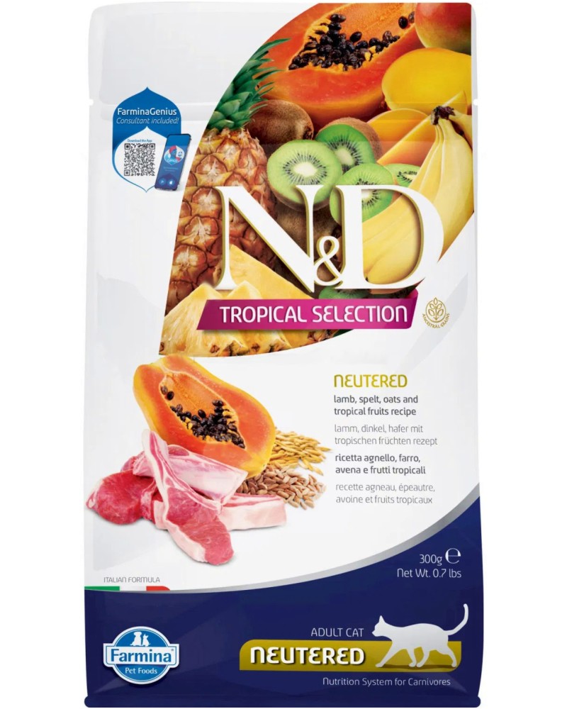      N&D Neutered - 0.3 ÷ 10 kg,  , ,    ,   Tropical Selection,  1  - 