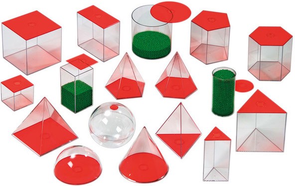 Геометрични фигури Betzold Геометрични фигури Betzold - 17 броя, разглобяеми - образователен комплект