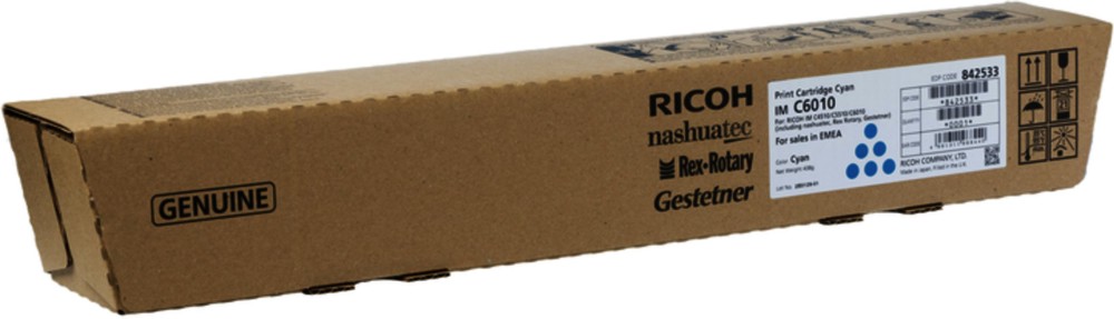 Тонер RICOH 842533 Cyan Тонер RICOH 842533 Cyan - 28000 страници -