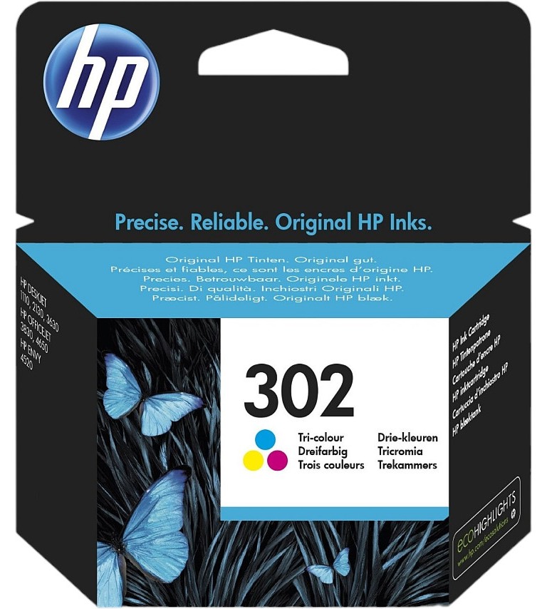 ������ � ������� �� ������� HP 302 Color - 165 �������� - 