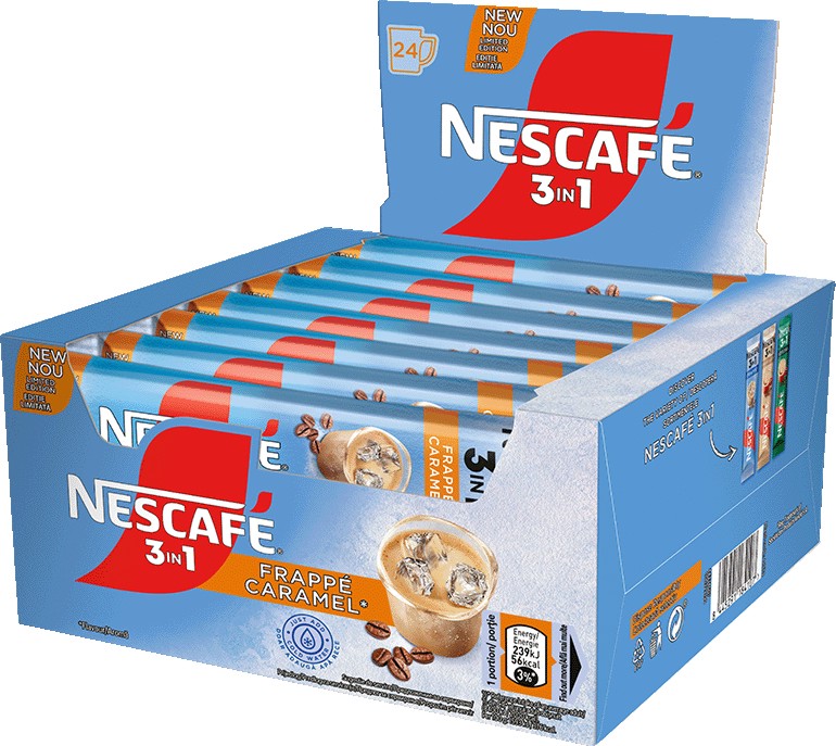    NESCAFE 3 in 1 Frappe Caramel - 24 ,  - 