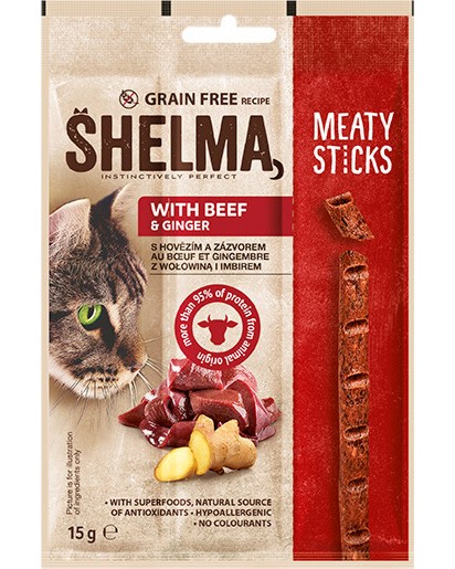    SHELMA Meaty Sticks - 15 g,     - 