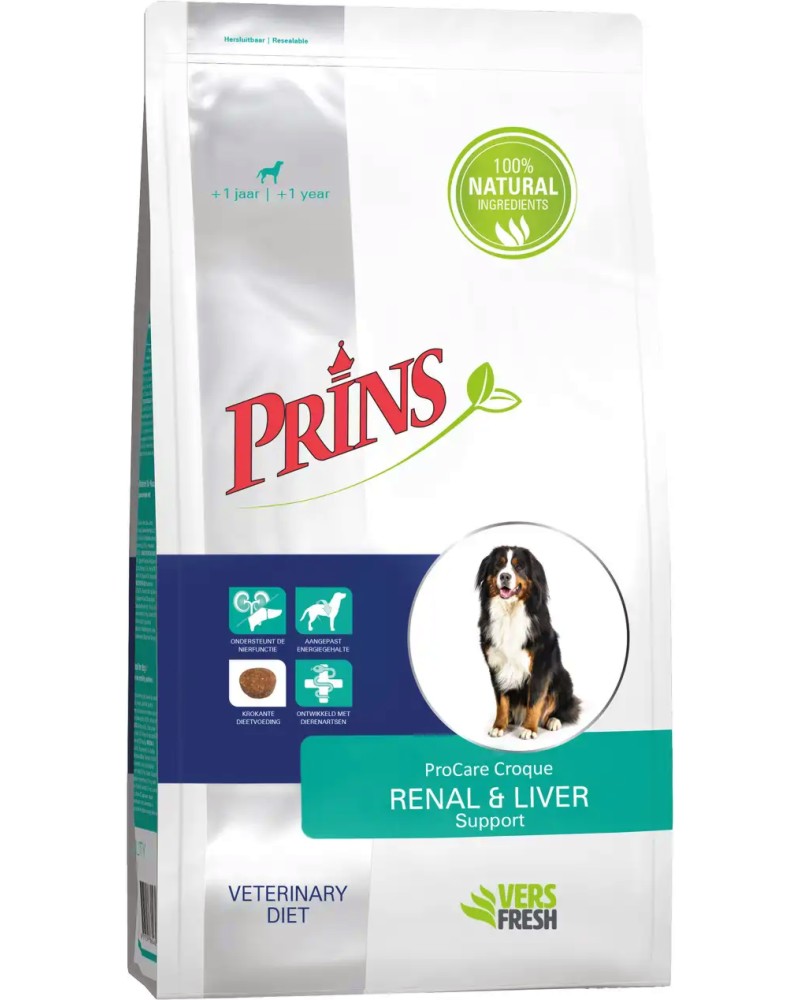 ��������� ���� ����� �� ������ � �������� �������������� � ��� ����������� �������� Prins ProCare Cr�que Renal & Liver Support - 3 � 10 kg, �� ������� Dietetic, �� ������ ������, ��� 1 ������ - �����
