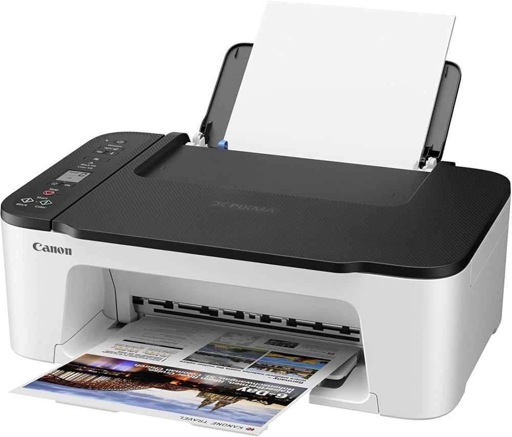 Мултифункционално мастиленоструйно устройство Canon PIXMA TS3452 Мултифункционално мастиленоструйно устройство Canon PIXMA TS3452 - Цветен принтер / копир / скенер, 4800 x 1200 dpi, 7 pages/min, USB, Wi-Fi, А4 -