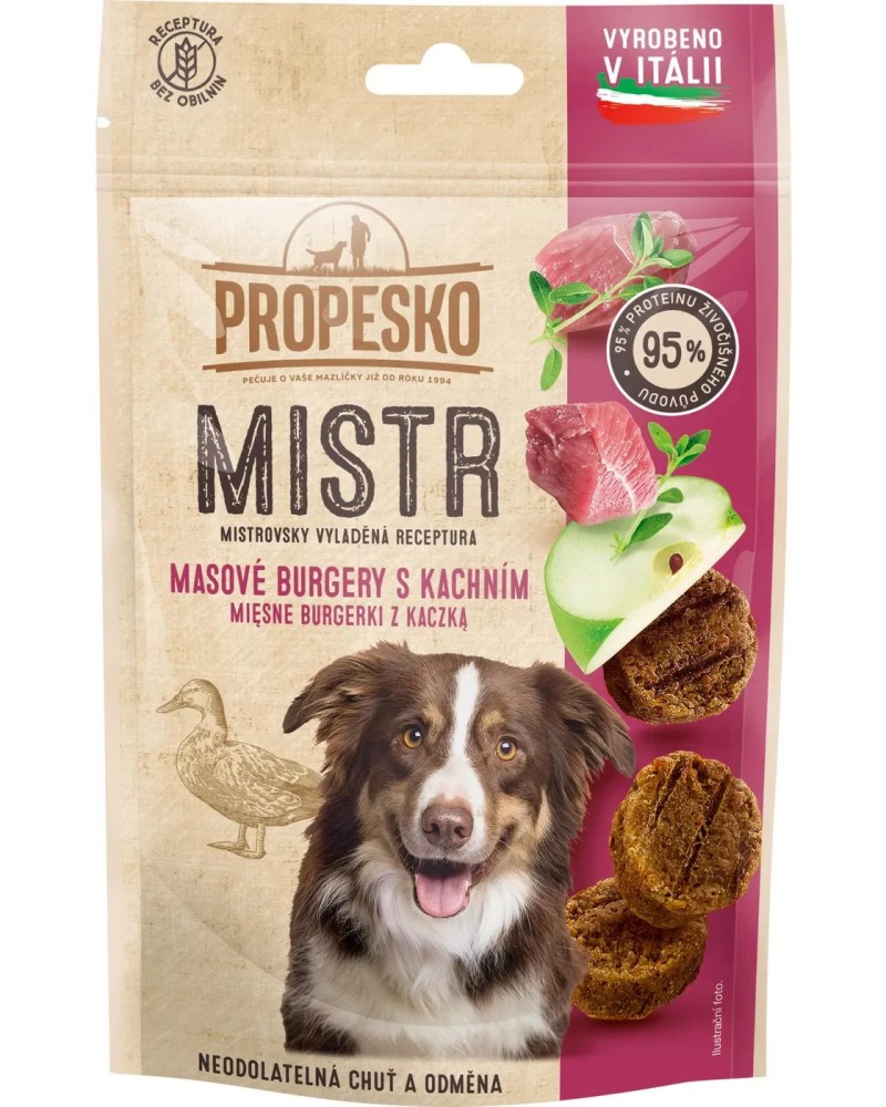 ��������� �� ������ PROPESKO MISTR Mini Burgers - 60 g, � ������� - �����