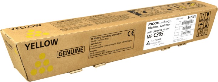 Тонер RICOH 842080 Yellow Тонер RICOH 842080 Yellow - 4000 страници -