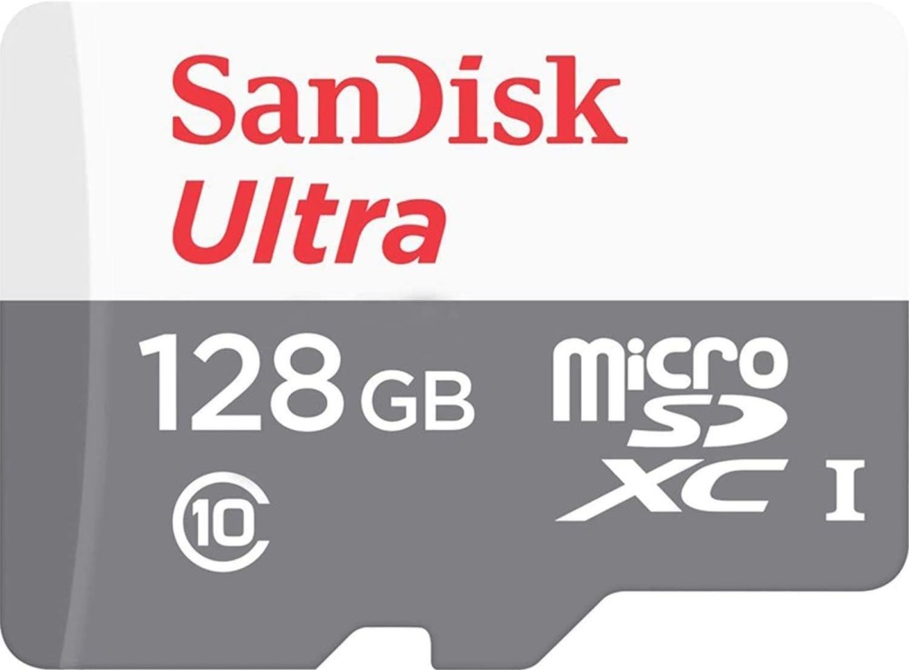 Micro SDXC карта памет 128 GB SanDisk Micro SDXC карта памет 128 GB SanDisk - Class 10, U1, със SD адаптер от серията Ultra -