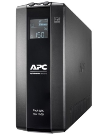    APC Back UPS Pro BR 1600 IEC - 1600 VA, 960 W, 2x 12 V / 9 Ah, 8x IEC C13 , AVR, LCD , Line Interactive - 