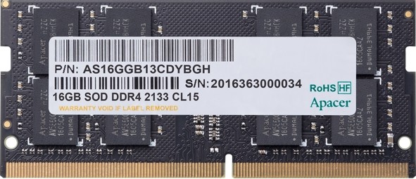 RAM ����� Apacer AS16GGB32CSYBGH - 16 GB, DDR4, 3200 MHz, CL15 - 