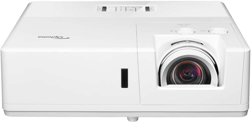 Мултимедиен проектор Optoma ZU607T Мултимедиен проектор Optoma ZU607T - DLP, 1920 x 1200, 6500 lumens, HDMI, VGA, USB-A, RS232, RJ45, HDBaseT 4K, Speaker 2 x 15 W -