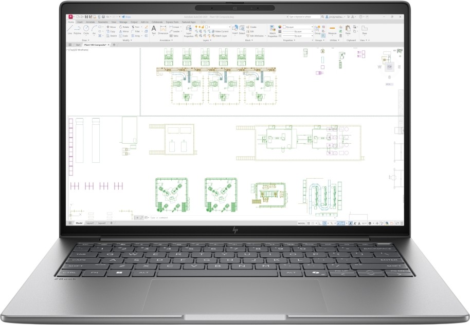 ������ HP  ZBook 8 G2i AI - Intel Core Ultra 7 356H 1.5 GHz, 14" IPS, 1920 x 1200, 60 Hz, 24 GB RAM DDR5, 1 TB SSD, NVIDIA RTX PRO 500, Windows 11 Pro - 