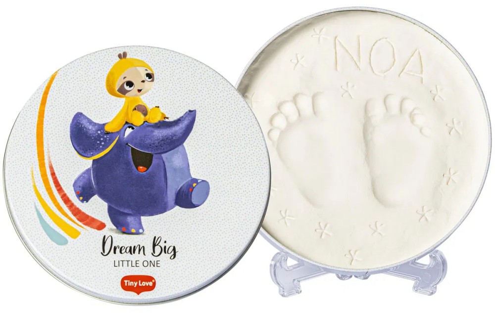 Комплект за създаване на отпечатъци Tiny Love Magic Box Round Dream Big Комплект за създаване на отпечатъци Tiny Love Magic Box Round Dream Big - От серията Tiny Creations - продукт