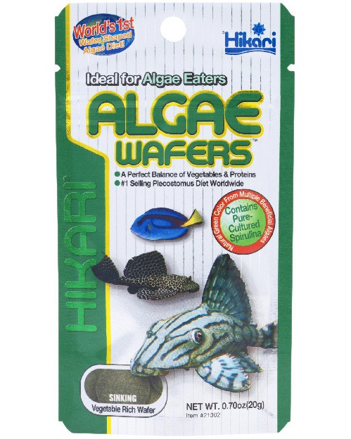 Храна за дънни риби Hikari Algae Wafers Храна за дънни риби Hikari Algae Wafers - 20 g ÷ 1 kg - храна