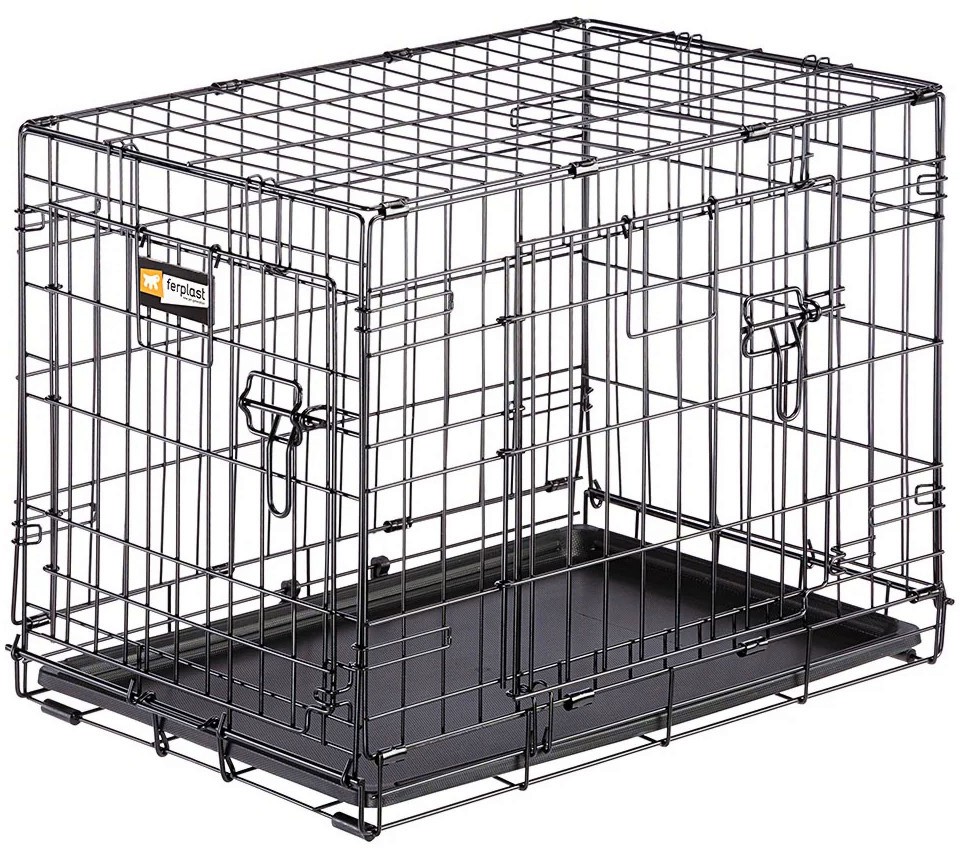 Метална клетка за кучета и котки Ferplast Dog Inn Метална клетка за кучета и котки Ferplast Dog Inn - 64.1 / 44.7 / 49.2 ÷ 123.8 / 76.2 / 81.2 cm - продукт