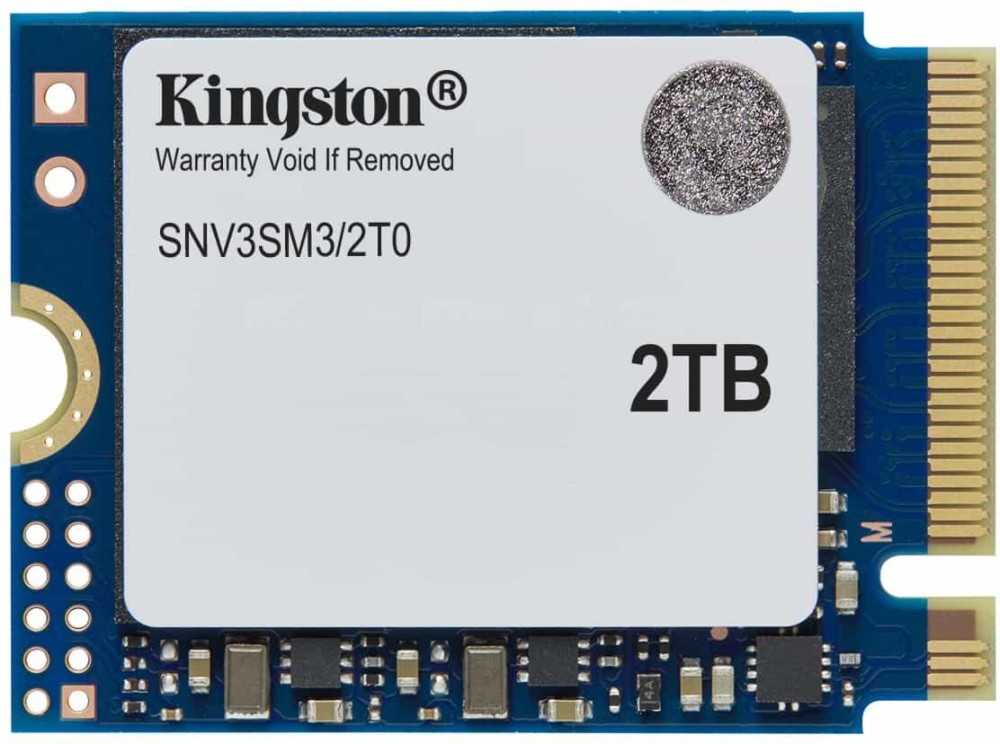 SSD  Kingston NV3 PCIe 4.0 x4 NVMe - 2 TB,  6000 MB/s,  5000 MB/s, 3D TLC NAND - 