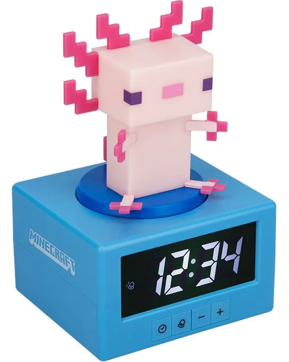Детски будилник Axolotl Детски будилник Axolotl - На тема Minecraft -