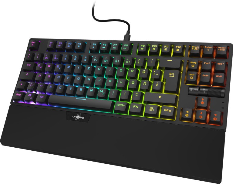 ��������� ������� ���������� Hama Exodus 860 - TKL, � USB ����� 1.7 m, RGB ���������, ISO Layout, Outemu Red �� ������� uRage - 