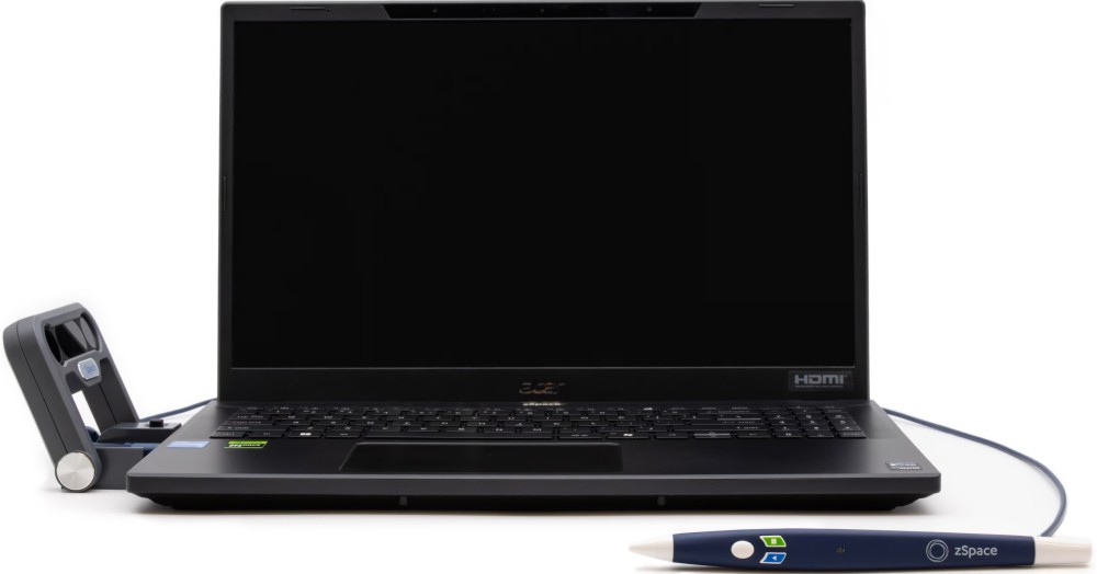 Стереоскопичен 3D лаптоп zSpace Inspire 2 Стереоскопичен 3D лаптоп zSpace Inspire 2 - Intel Core i5-13420H 3.4 GHz, 15.6" IPS 3840 x 2160, 16 GB RAM DDR5, 512 GB SSD, NVIDIA RTX 4050, Windows 11 Pro -