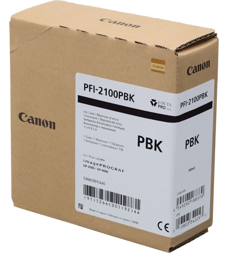     Canon PFI-2100 Photo Black - 160 ml - 