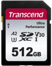 SDXC   512 GB Transcend SDC340S - A2 performance, UHS-I U3, V30 - 