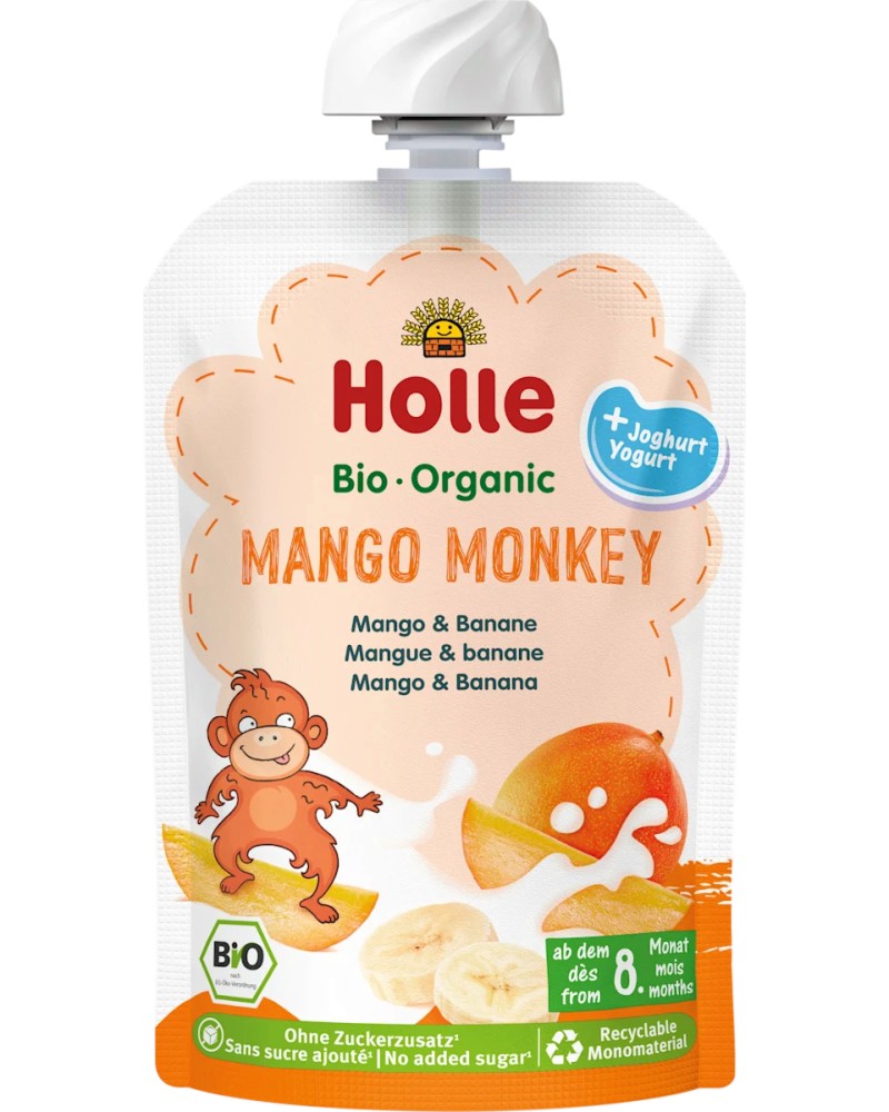 ��� ������ ���� � �����, ����� � ������ Holle Mango Monkey - 100 g, �� 8+ ������ - ����