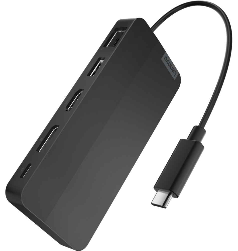 Докинг станция Lenovo USB-C Dual Display Travel Dock Докинг станция Lenovo USB-C Dual Display Travel Dock - 7 порта -