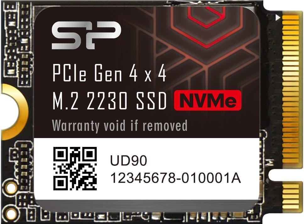 SSD памет Silicon Power UD90 PCIe 4.0 x4 NVMe 1.4 SSD памет Silicon Power UD90 PCIe 4.0 x4 NVMe 1.4 - 1 TB, четене 4900 MB/s, запис 3200 MB/s, 3D NAND -