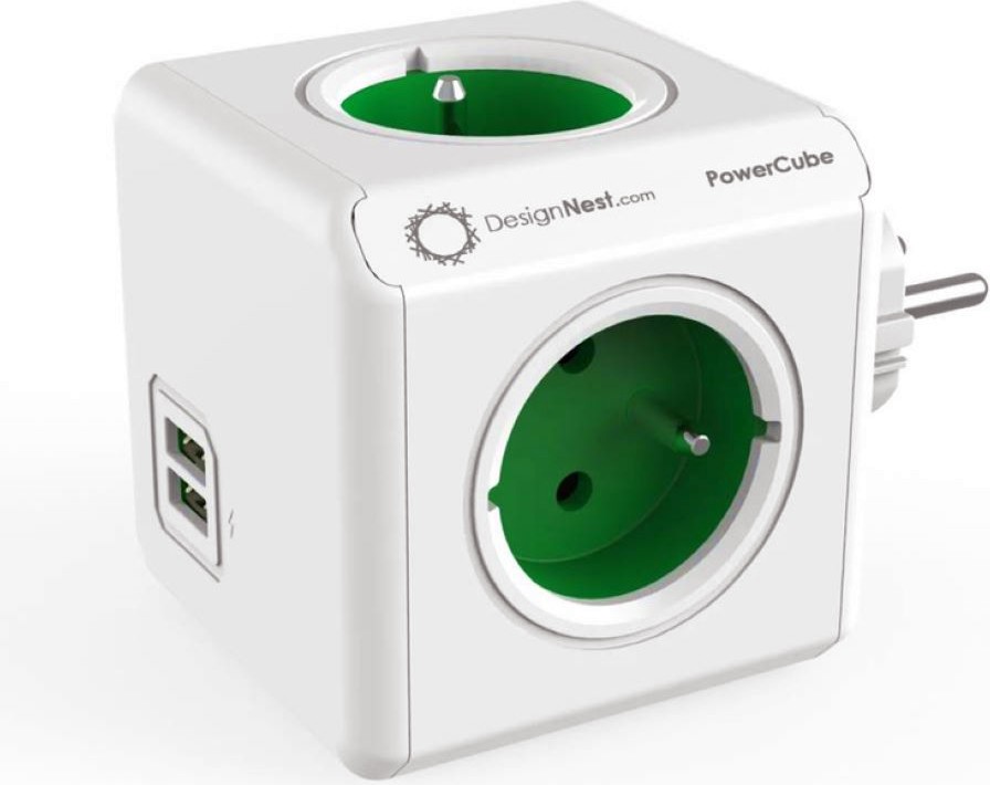 ����������� �� ������� � 4 ������ � 2 USB ����� DesignNest PowerCube Original 1202 - 