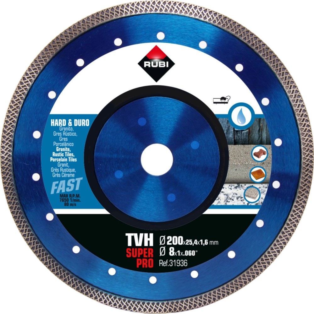      Rubi Turbo Viper TVH - ∅ 200 / 1.6 / 25.4 mm   SuperPro - 