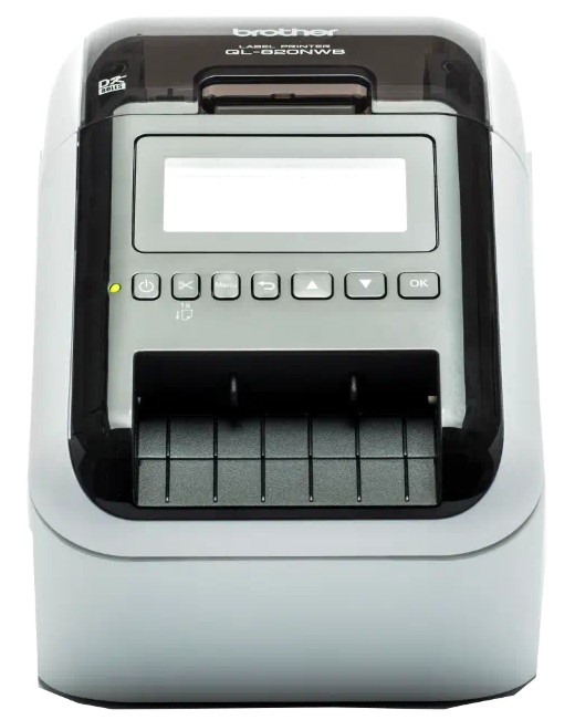 Етикетен принтер Brother QL-820NWBc Етикетен принтер Brother QL-820NWBc - 300 x 600 dpi, 176 mm/sec, USB 2.0, Wi-Fi, AirPrint, Bluetooth -