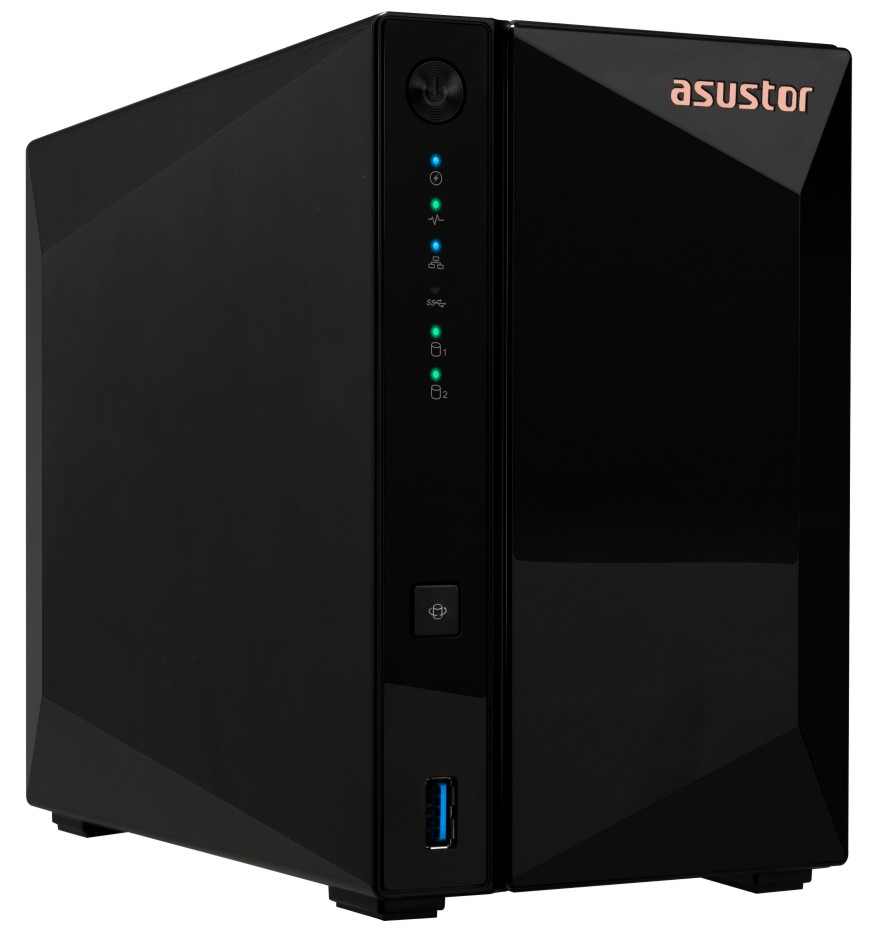 NAS  Asustor Drivestor 2 Pro - 2 x HDD , 3 x USB-A 3.2, 1 x 2.5 RJ45 - 
