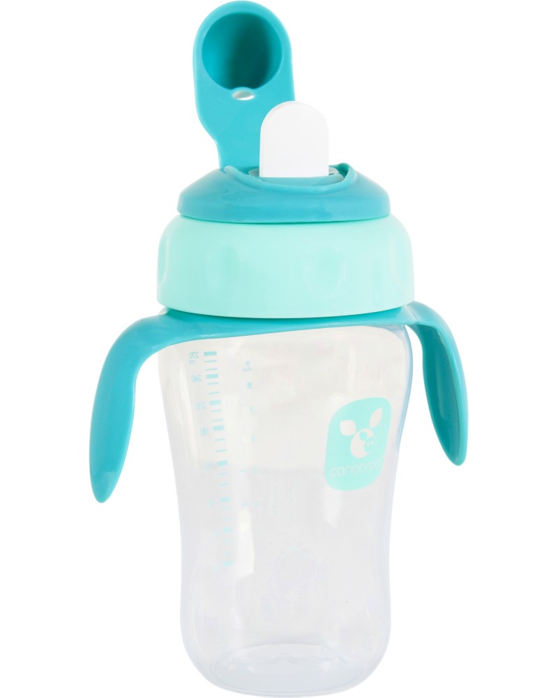 Неразливаща се преходна чаша Cangaroo Неразливаща се преходна чаша Cangaroo - 270 ml, с твърд накрайник, за 6+ месеца - чаша