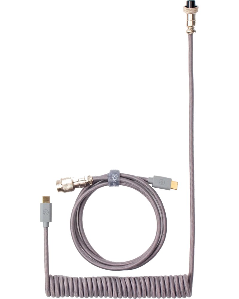 ����� USB-C ��� USB-C Keychron Coiled Aviator - 1.36 m - 