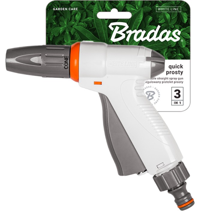     3  Bradas Quick Prosty -   White Line - 