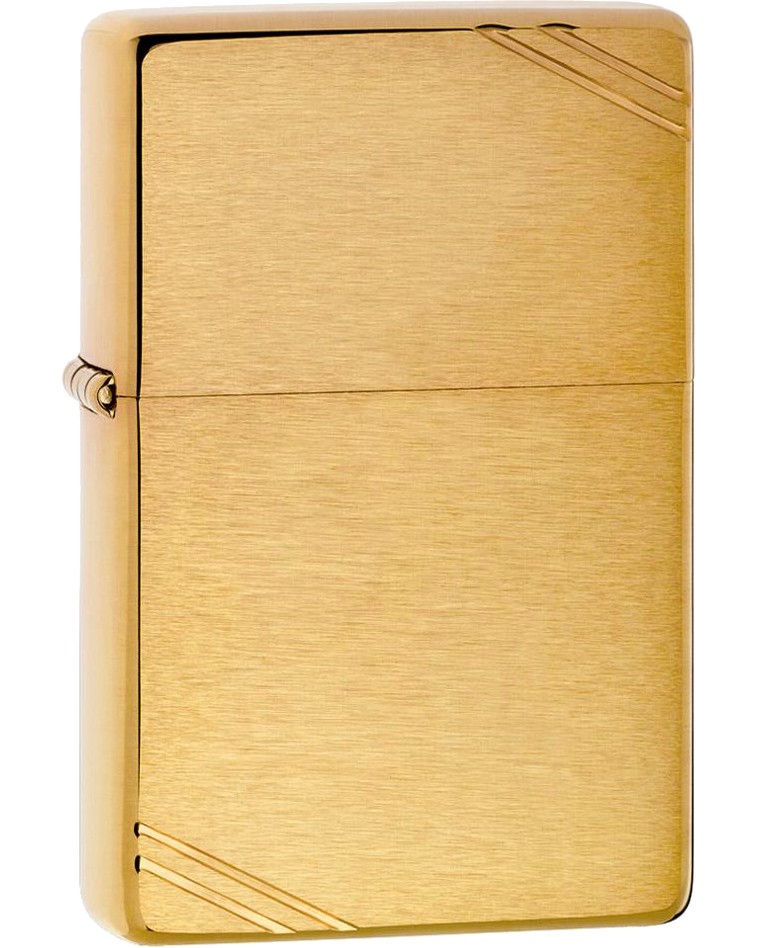Ветроустойчива запалка Zippo Brushed Brass Vintage Ветроустойчива запалка Zippo Brushed Brass Vintage -