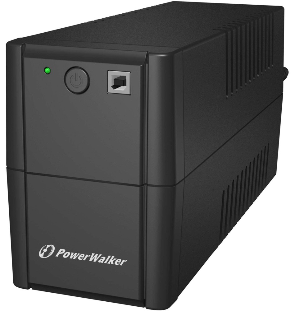 Непрекъсваемо токозахранващо устройство UPS PowerWalker VI 850 SH Непрекъсваемо токозахранващо устройство UPS PowerWalker VI 850 SH - 850 VA, 480 W, 12V / 9Ah, 2x Schuko изхода, RJ-11 порт, USB, Line Interactive -