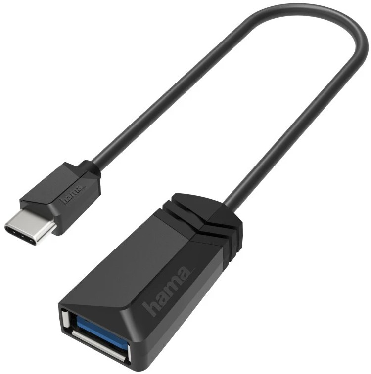 Адаптер USB-C male към USB-A 3.2 Gen 1 female Hama Адаптер USB-C male към USB-A 3.2 Gen 1 female Hama - 15 cm -