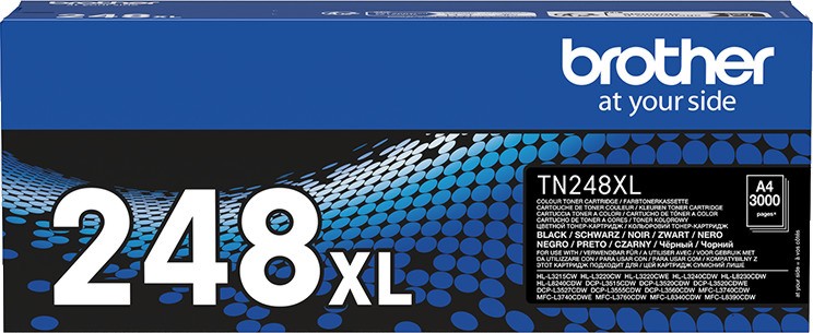 Тонер касета Brother TN-248XLBK Black Тонер касета Brother TN-248XLBK Black - 3000 страници -