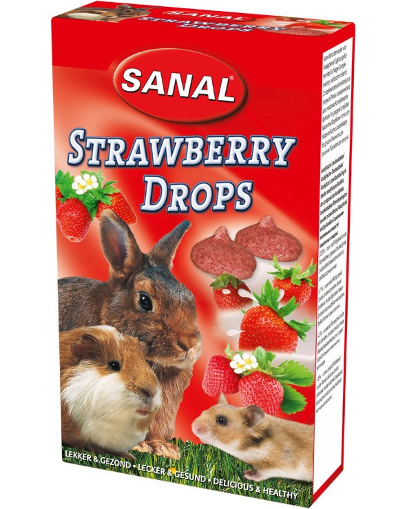    Sanal Strawberry Drops - 45 g,   - 