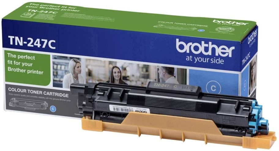Тонер касета Brother TN-247 Cyan Тонер касета Brother TN-247 Cyan - 2300 страници -
