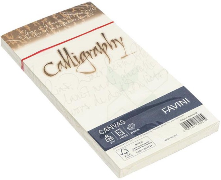 �������� ������� Favini Calligraphy - 25 ���� � ������ DL �� ������� Canvas - 