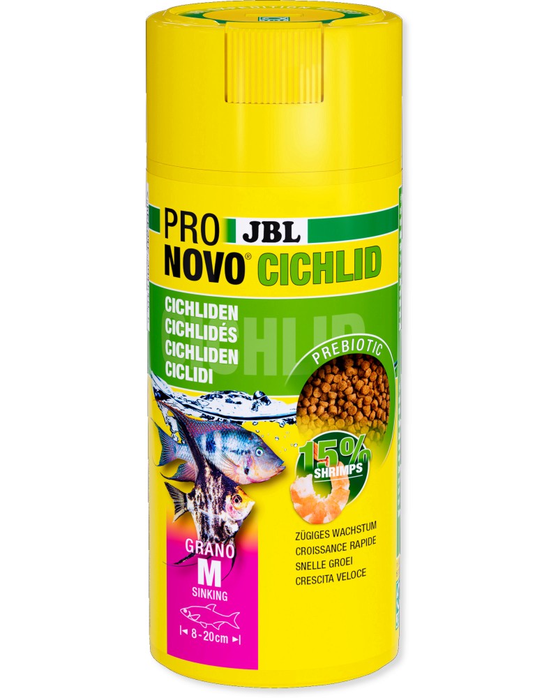     JBL Pronovo Cichlid Grano M - 250  1000 ml - 