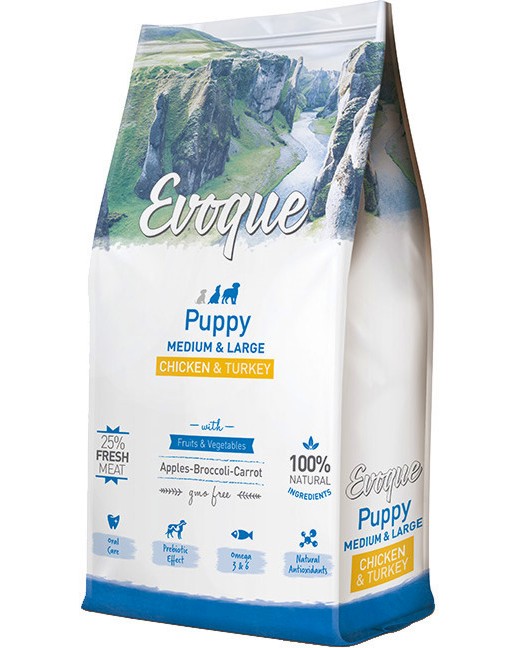     Evoque Puppy Medium & Large - 12 kg,    ,     ,  2  18  - 