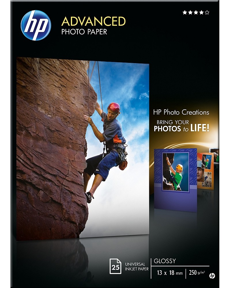 ���������� ���������� �� ���������������� ���������� HP Advanced Glossy Photo - 13 x 18 cm, 25 �����, 250 g/m<sup>2</sup> - 