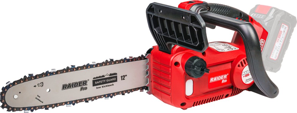 Акумулаторен верижен трион 20V Raider Solo RDP-DBCS20 Акумулаторен верижен трион 20V Raider Solo RDP-DBCS20 - Без батерии и зарядно от серията Pro -