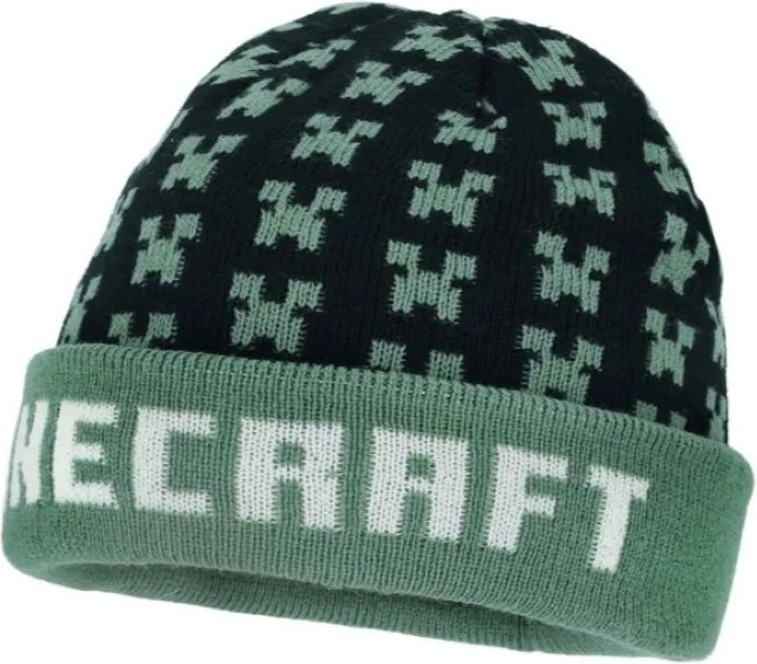 Детска зимна шапка Creeper Faces Детска зимна шапка Creeper Faces - На тема Minecraft - продукт